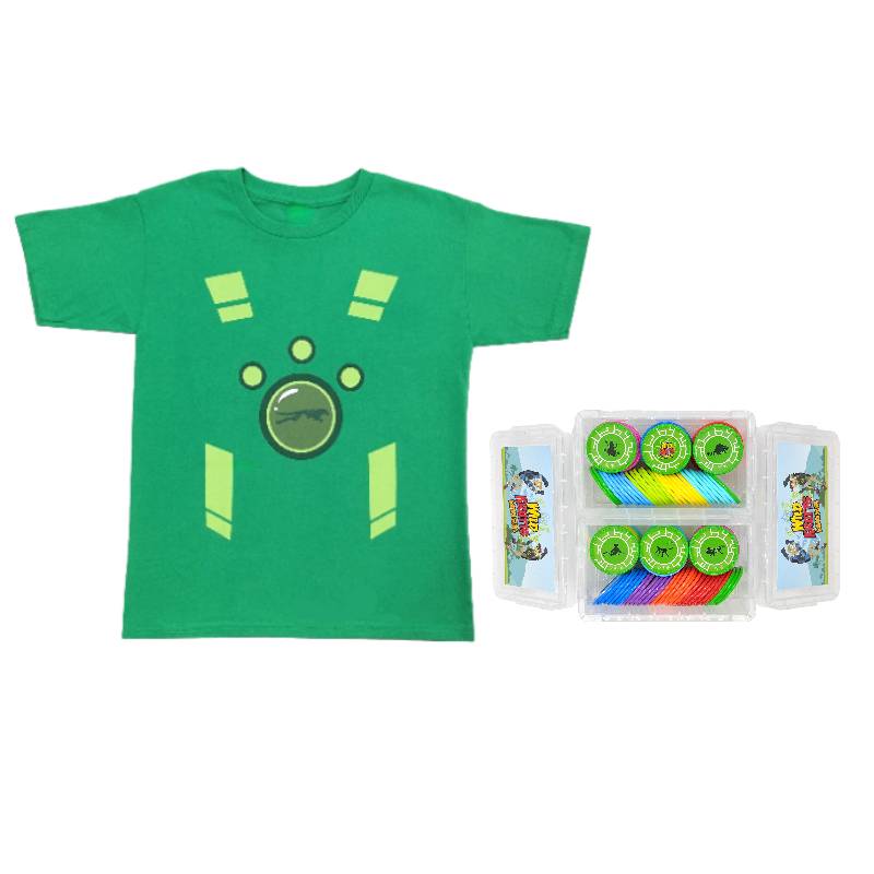 short sleeves (green) 130cm+160 cards